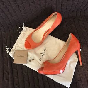 Cole Haan suede and patent pumps w/Nike Air soles
